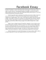 Facebook Essay.docx