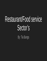 Restaurant_Food service Sector’s.pptx