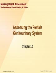 NUR 216 Female Genitourinary.ppt
