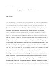 Language Assessment of Reading .docx