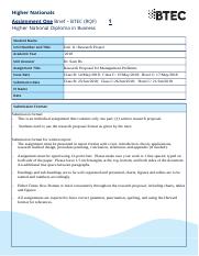 Research Project_Assignment 1 Brief - R1 - 2016.doc
