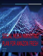 Social media marketing plan for AMAZON.pptx
