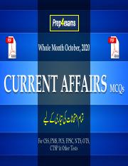10-Whole Month October 2020 Current Affairs-Prep4exams.pdf