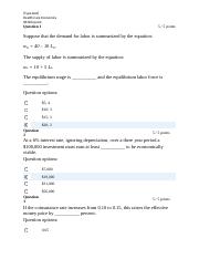 Health Care Economics HE360 quiz 2.docx