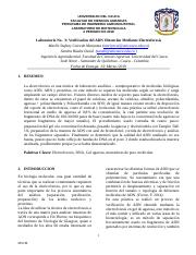 Informe 3 electroforesis. Biotecnologia Marlin C. y Sandra R..docx