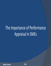 6. The Importance of Performance Appraisal in SMEs.pdf