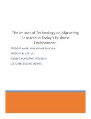 VIJAY-The impact of technology on marketing research in  today.docx