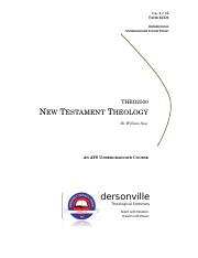 New Testament Theology.doc