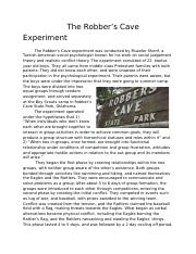 Robbers Cave Experiment.docx