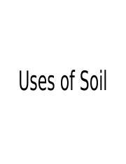 Uses of Soil.pptx