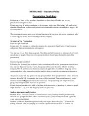 Business Policy - Presenation Guidelines.docx