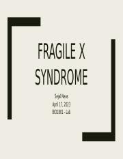 Fragile X Syndrome.pptx