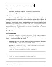 Lab. No. 10 - Interferencia y DifracciÃ³n - Experimento de Young.pdf