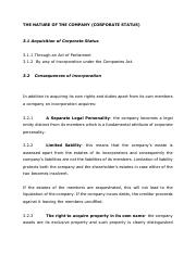 COMPANY LAW   THE NATURE OF THE COMPANY A.pdf