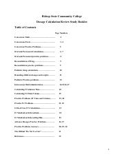 Dosage Calculation Review - Study Booklet.pdf