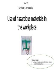 Use of hazardous materials in the workplace.pdf