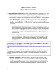 Chap 22 - Consumer Protection - Student Version 5-8-14-1