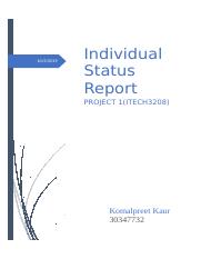 INDIVIDUAL STATUS REPORT komal.docx