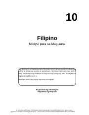 FILIPINO 10 MODULE.docx