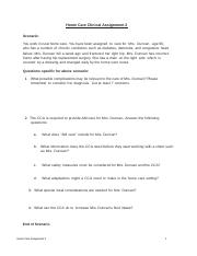 Home Care Clinical Assignment 2.docx