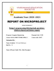 DSU report (4th sem- CO)