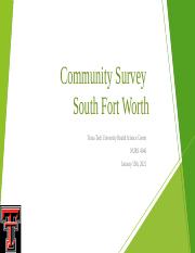Final Community Survey assignment1.pptx