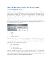 Harvard Quantitative Methods Final Assessment Test 1.docx