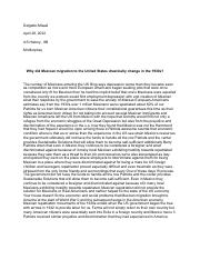 MISAEL DELGADO - Mexican Migration - Central Question Essay.pdf