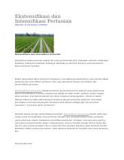 Lahan pertanian disebut usaha memperluas pertanian hasil meningkatkan dengan SD5 IPS