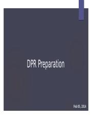 DPR Preparation.pptx