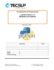 Lab 14 - Módulos_ Python-2019-1(RESUELTO).docx