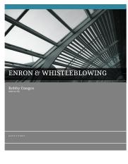 enron whistleblowing case study
