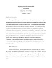 Chem Lab Report 2-Regulatory Chemistry- Jaidyn Murray.docx