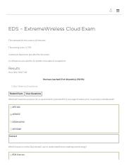EDS – ExtremeWireless Cloud Exam – Dojo (Pass).pdf
