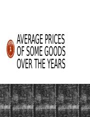 Lecture 1b - Average Price of Some Goods.pptx