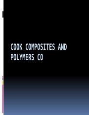 cook composites & polymers co