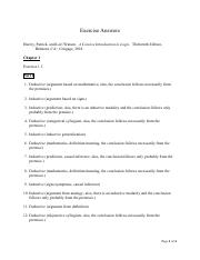 hurley ch 1-3 answers ed.pdf - Exercise Answers Hurley, Patrick ...