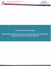 FNSCUS501 Student Assessment Tasks 03-10-18.docx