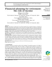 Financial planning for retirement the role of income.pdf