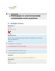 BSBSUS201 - Participate in environmentally sustainable work practices.docx