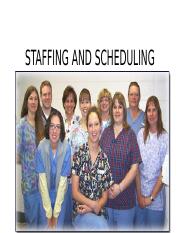 new STAFFING AND SCHEDULING NEW.pptx