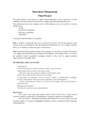 Operations Management- Project Description (1).pdf