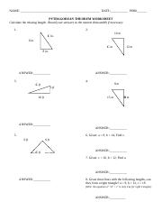 Pythagoras theorem homework help