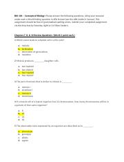 Concepts of Biology Chapters 7, 8, & 10 Assignment.docx