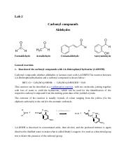 carbonyl compounds lab report (1) (1)-2.doc