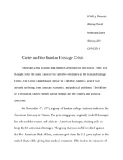 Iranian Hostage Crisis essay 2
