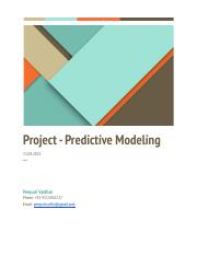 Project Document - Predictive Modelling (1).pdf