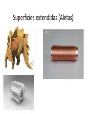 2.-Superficies extendidas (Aletas)