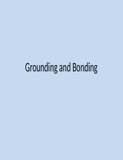Grounding and Bonding(1).pptx