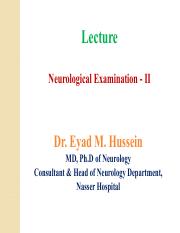 Neurological Examination - II With Notes.pdf